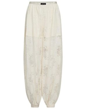 Haute L'Amitié Bella Lace Harem Trousers - Natural