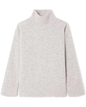 American Vintage Vitow Rollneck Jumper - White