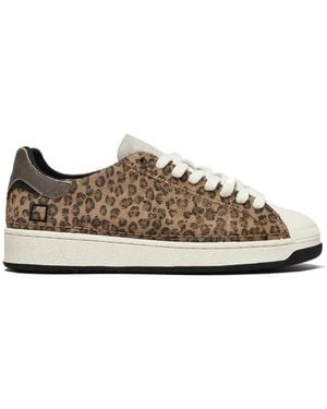 Date Base Mixed Trainers - Brown