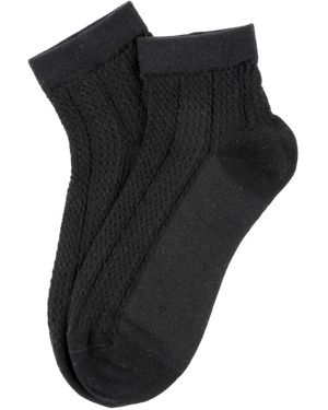 SUI AVA Sofie Ankle Socks - Black