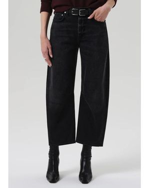 Citizens of Humanity Miro Relaxed Barrel Leg High Rise Jean - Black