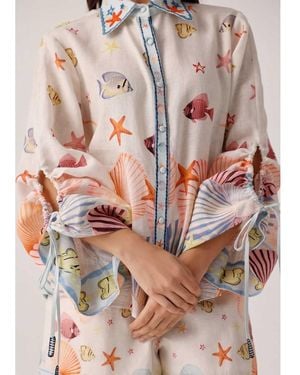 NOIB Thais Linen Shirt - Pink