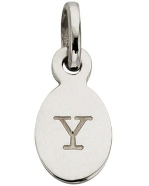 Kirstin Ash Bespoke Alphabet 'Y' Charm - Metallic