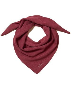 TBCo Merino Wool Triangle Scarf - Purple