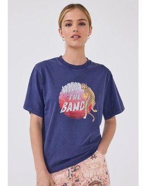 Hayley Menzies With The Band Graphic T-Shirt - Blue