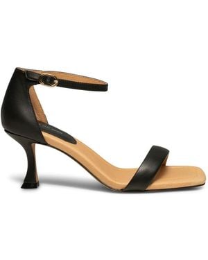 Shoe The Bear Leah Ankle Strap Heel Shoe - Metallic