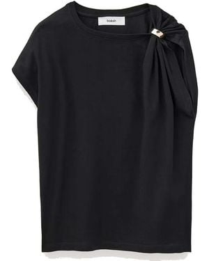 Ba&sh Allia Organic Cotton T-Shirt - Black