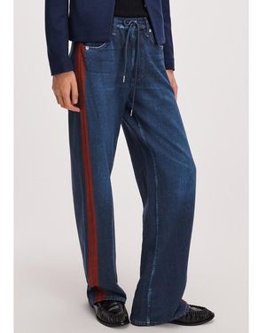 Rag & Bone Rb Miramar Terry Drawcord Track Trousers - Blue