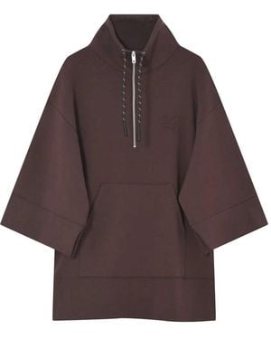 Day Birger et Mikkelsen Perry Scuba Oversized Sweatshirt - Brown