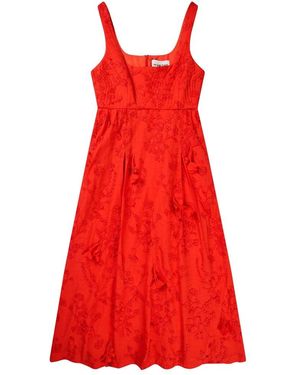 Munthe Fronia Midi Dress - Red