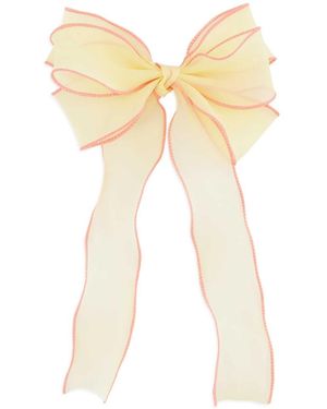 SUI AVA Ribbon Hair Bow - Natural