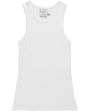 Munthe Peach Tank Top - White