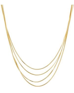 Rachel Jackson Into The Groove Drape Necklace - Metallic