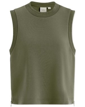 Varley Shea Crop Tank - Green