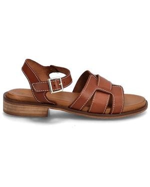Pavement Anja Leather Sandal - Brown
