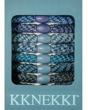 KKNEKKI Hair Bundle 8 Pack - Blue