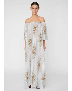Stella Nova Maxi Drop Shoulder Dress - White