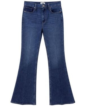 PAIGE Marlow Skimmer High Rise Flare Jean - Blue