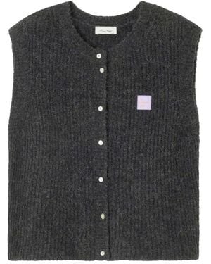 American Vintage East Sleeveless Cardigan - Black
