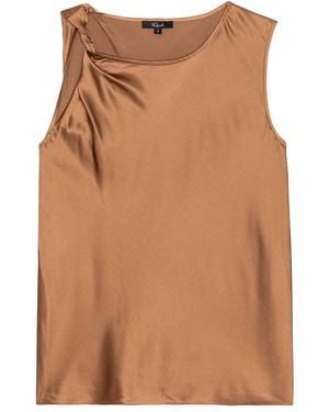 Rails Robin Satin Top - Brown