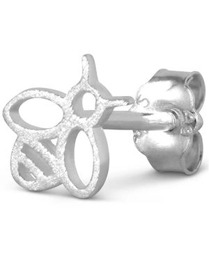 Lulu Single Bzzzz Stud Earring - Metallic