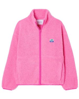 American Vintage Hoktown Fleece Jacket - Pink