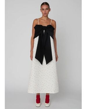 Stella Nova Heart Printed Bow Dress - Multicolour
