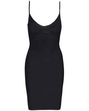 Commando Tech Control Full Slip Dress - Black