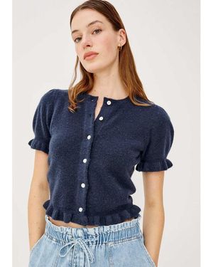 Rails Lora Wool Blend Cardigan - Blue