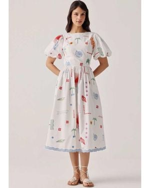 NOIB Lyla Midi Dress - Pink