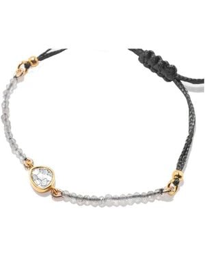 Shana Gulati Janiza Organic Beaded Bracelet - Metallic