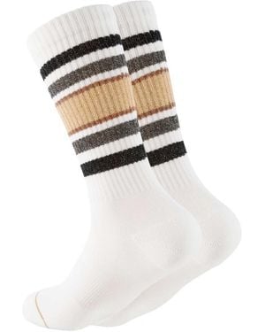 OOLY Organic Cotton Sporty Glitter Socks - White