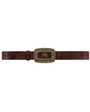 Ba&sh Boni Buckle Belt - Brown