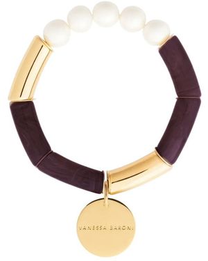 Vanessa Baroni Flex Bracelet Pearl - Metallic