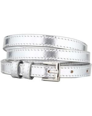 Becksöndergaard Leather Glaze Aria Belt - White