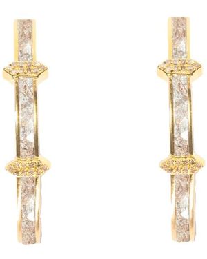 Shana Gulati Madison Hoops - Metallic
