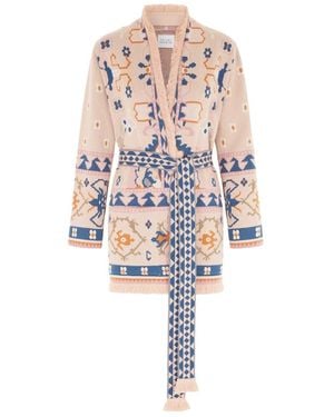 Hayley Menzies Desert Loom Jacquard Cardigan - White