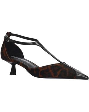 Bibi Lou Pump Print Pony - Black