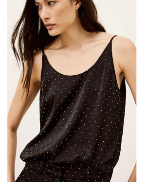 Ba&sh Digue Strappy Top - Black