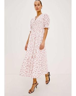 Rails Sonica Shirred Dress - Pink