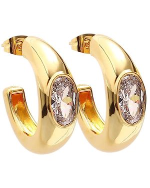 By Alona Belle Hoop Earrings - Metallic