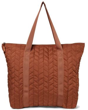 Day Et Re-Q Leaf Quilted Shopper Bag - Brown