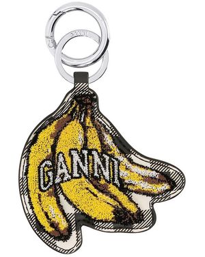 Ganni Banana Keyring - Yellow