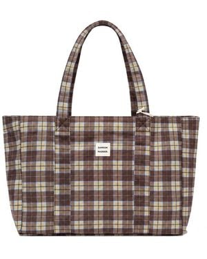 Damson Madder Tote Bag - Brown