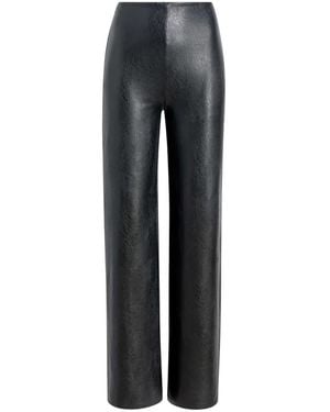 Commando Faux Leather Wide Leg Trousers - Grey