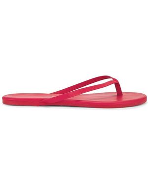 TKEES Solids Flip Flop - Red