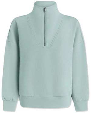 Varley Hawley Half Zip Sweatshirt - Blue