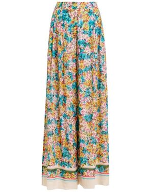 Essentiel Antwerp Joek Wide Leg Trousers - Blue