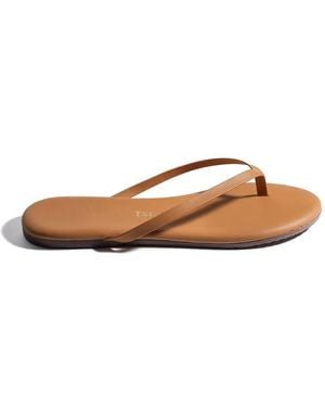 TKEES Lily Foundations Matte Flip Flops - Brown
