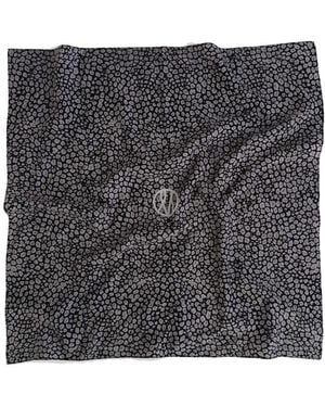 lescarf Wool Scarf 65Cm - Black